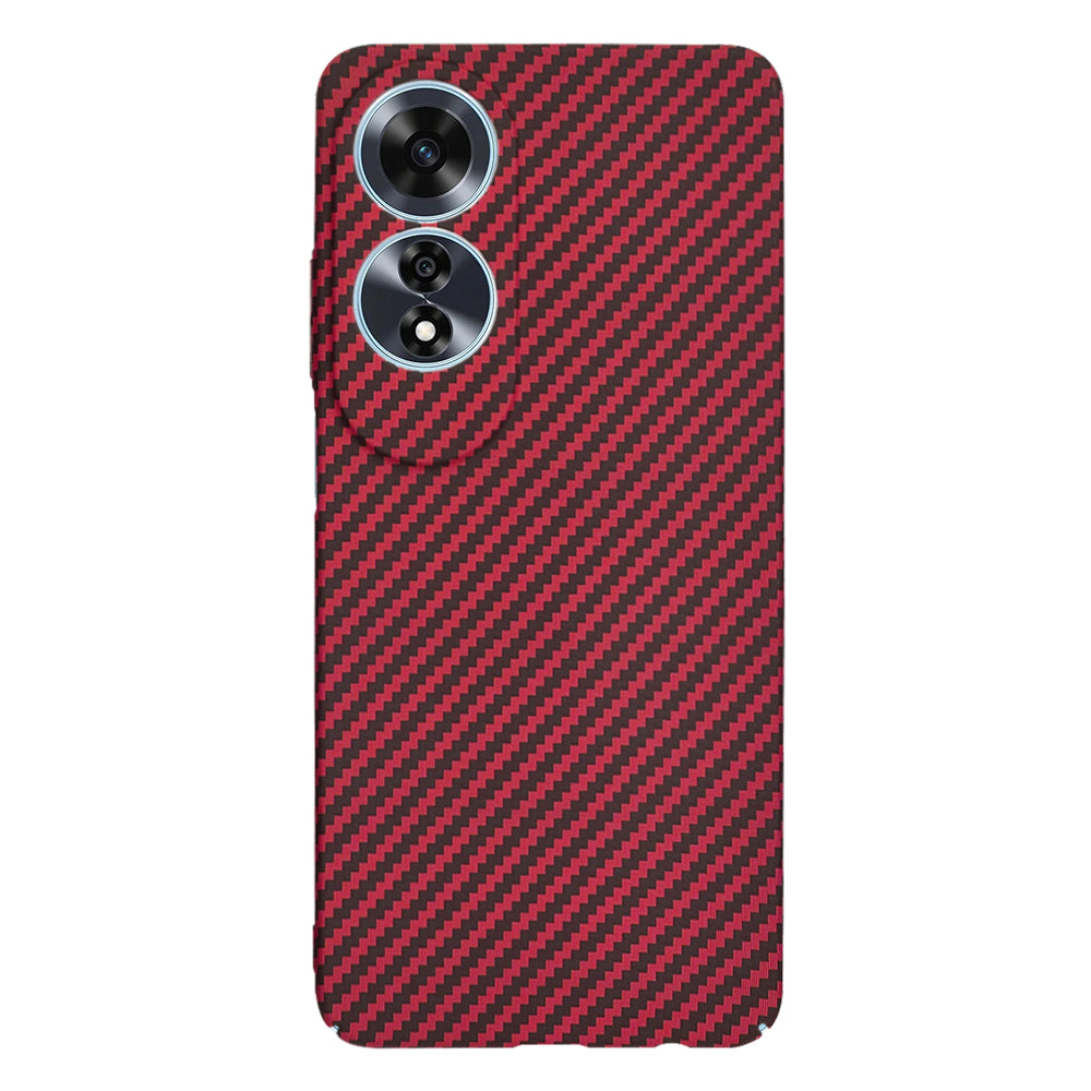 Husa de protectie Techsuit Carbonite FiberShell compatibil cu Oppo A60 4G, Rosu