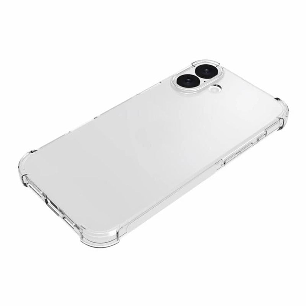 Husa de protectie Techsuit Shockproof Clear Silicone compatibil cu iPhone 16, Transparent