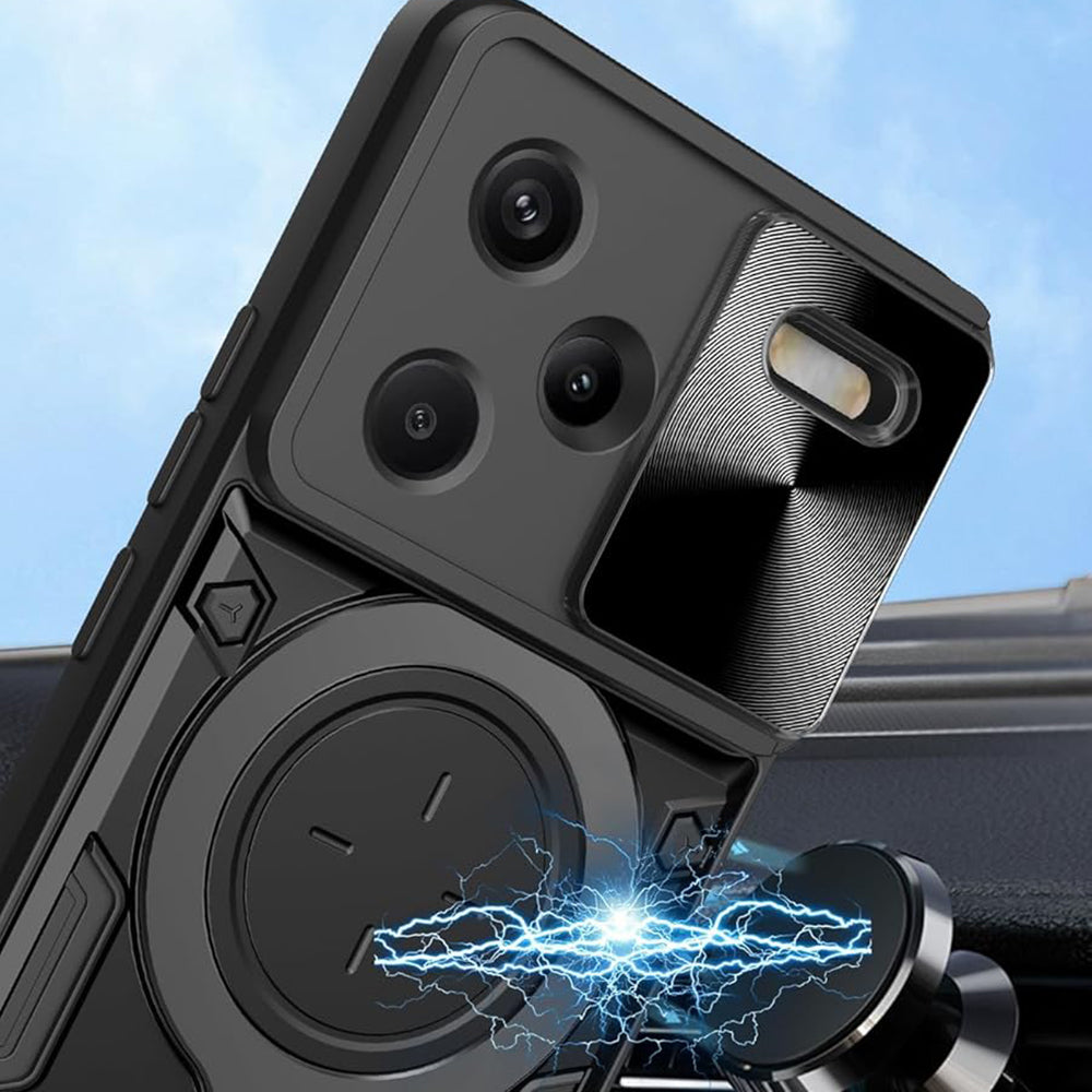 Husa de protectie Techsuit CamGuard Pro compatibil cu Xiaomi Redmi Note 13 Pro+ 5G, Negru