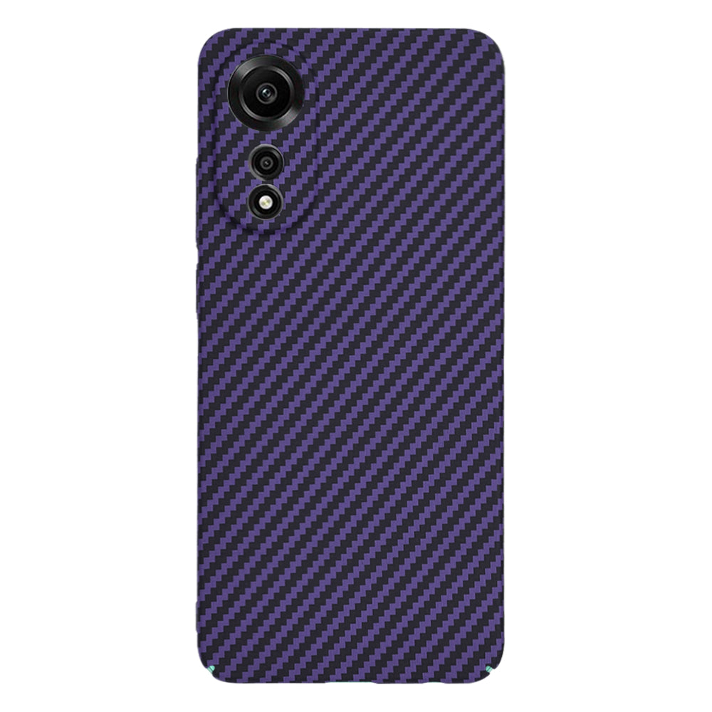 Husa de protectie Techsuit Carbonite FiberShell compatibil cu Oppo A78 4G, Mov