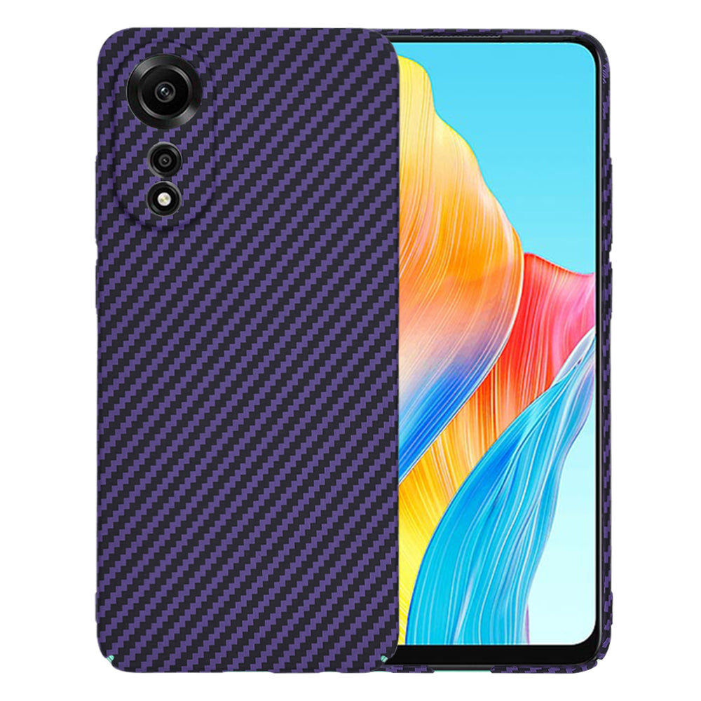 Husa de protectie Techsuit Carbonite FiberShell compatibil cu Oppo A78 4G, Mov