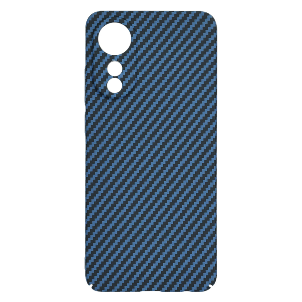 Husa de protectie Techsuit Carbonite FiberShell compatibil cu Oppo A78 4G, Cyan