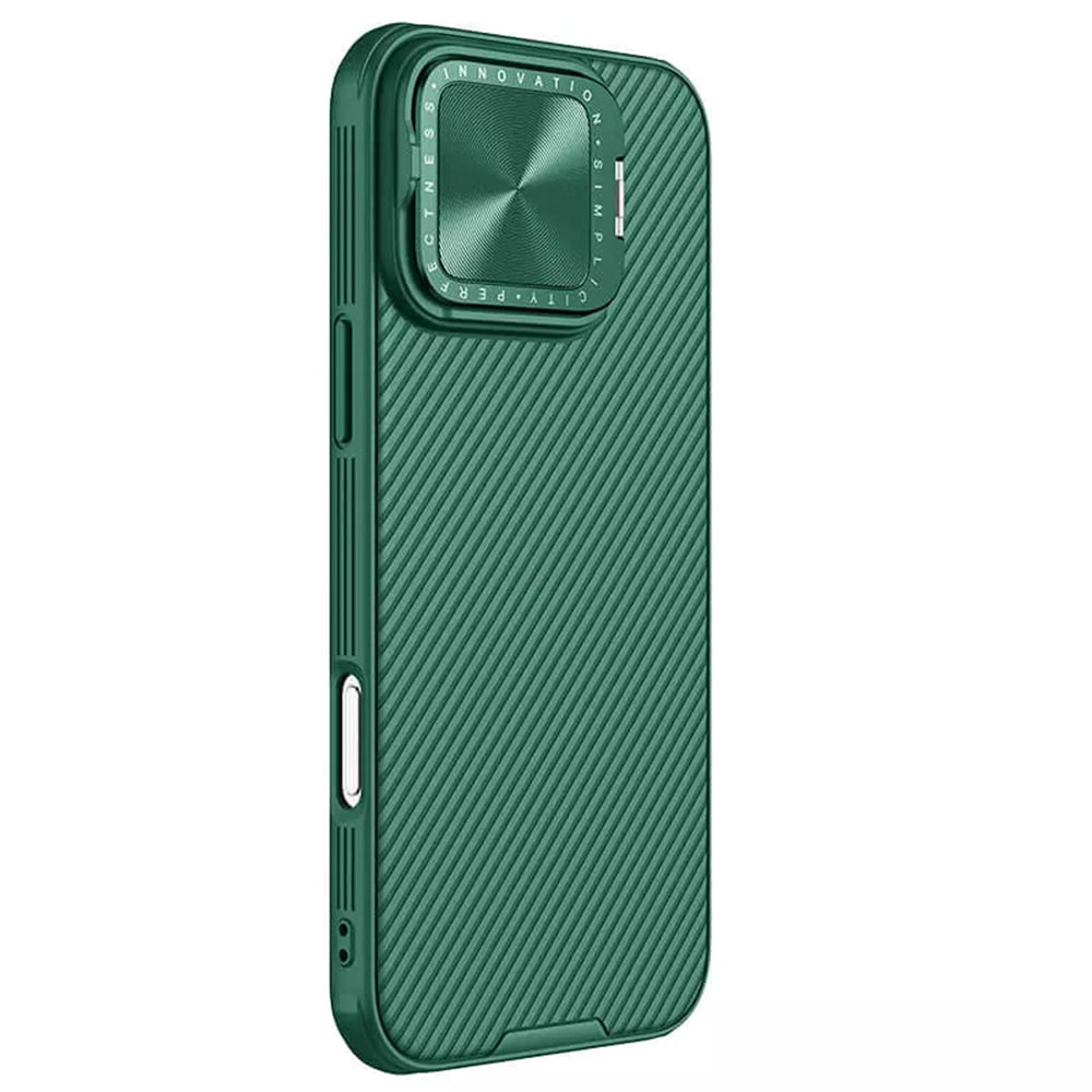 Husa de protectie Nillkin CamShield Prop Magnetic compatibil cu iPhone 16 Pro Max, Verde