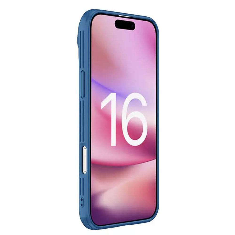 Husa de protectie Nillkin CamShield Prop compatibil cu iPhone 16 Pro, Albastru