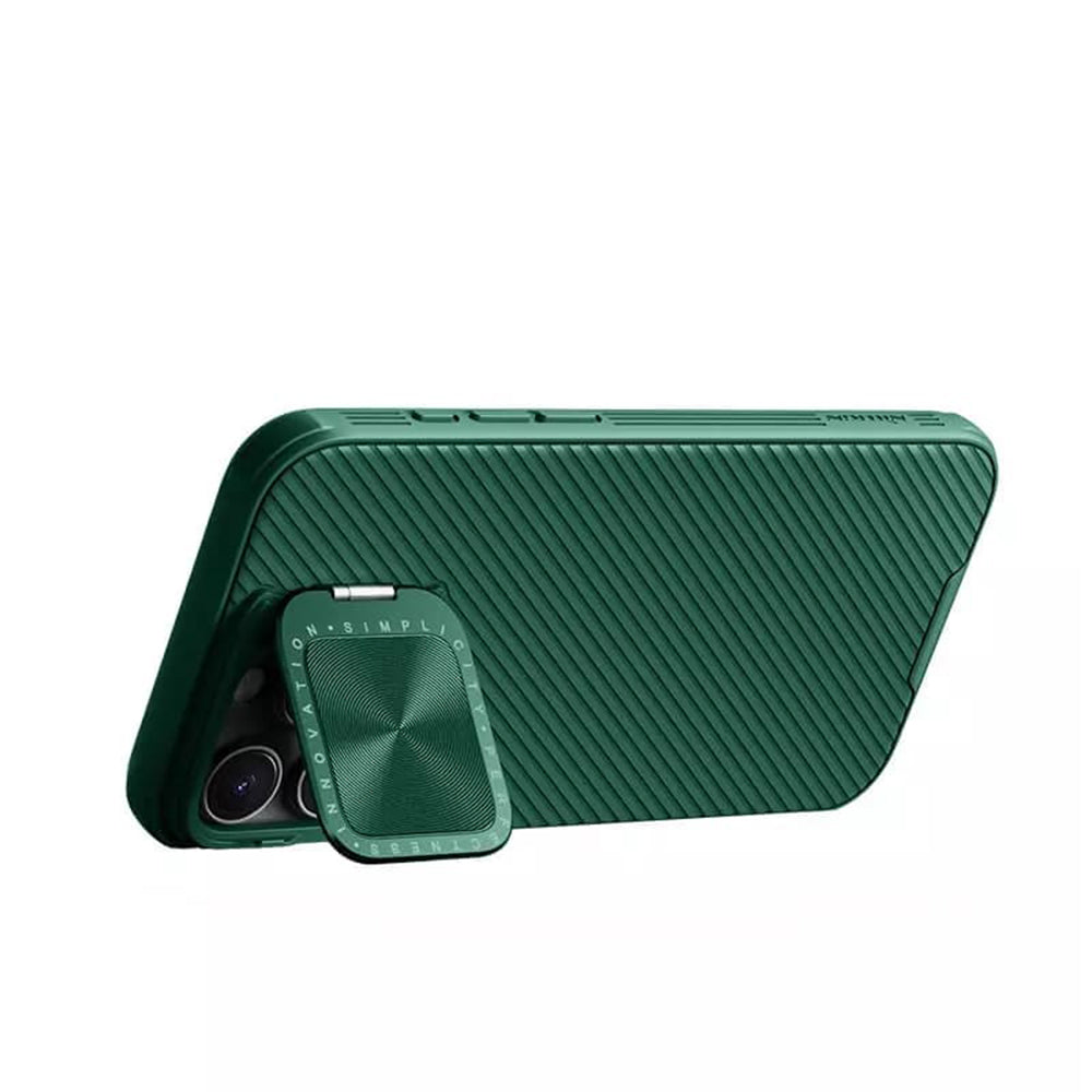 Husa de protectie Nillkin CamShield Prop compatibil cu iPhone 16 Pro, Verde