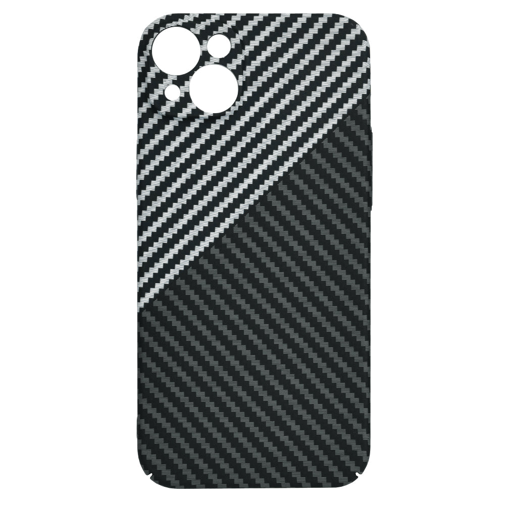 Husa de protectie Techsuit Carbonite FiberShell compatibil cu iPhone 15 Plus, Stealth Gray