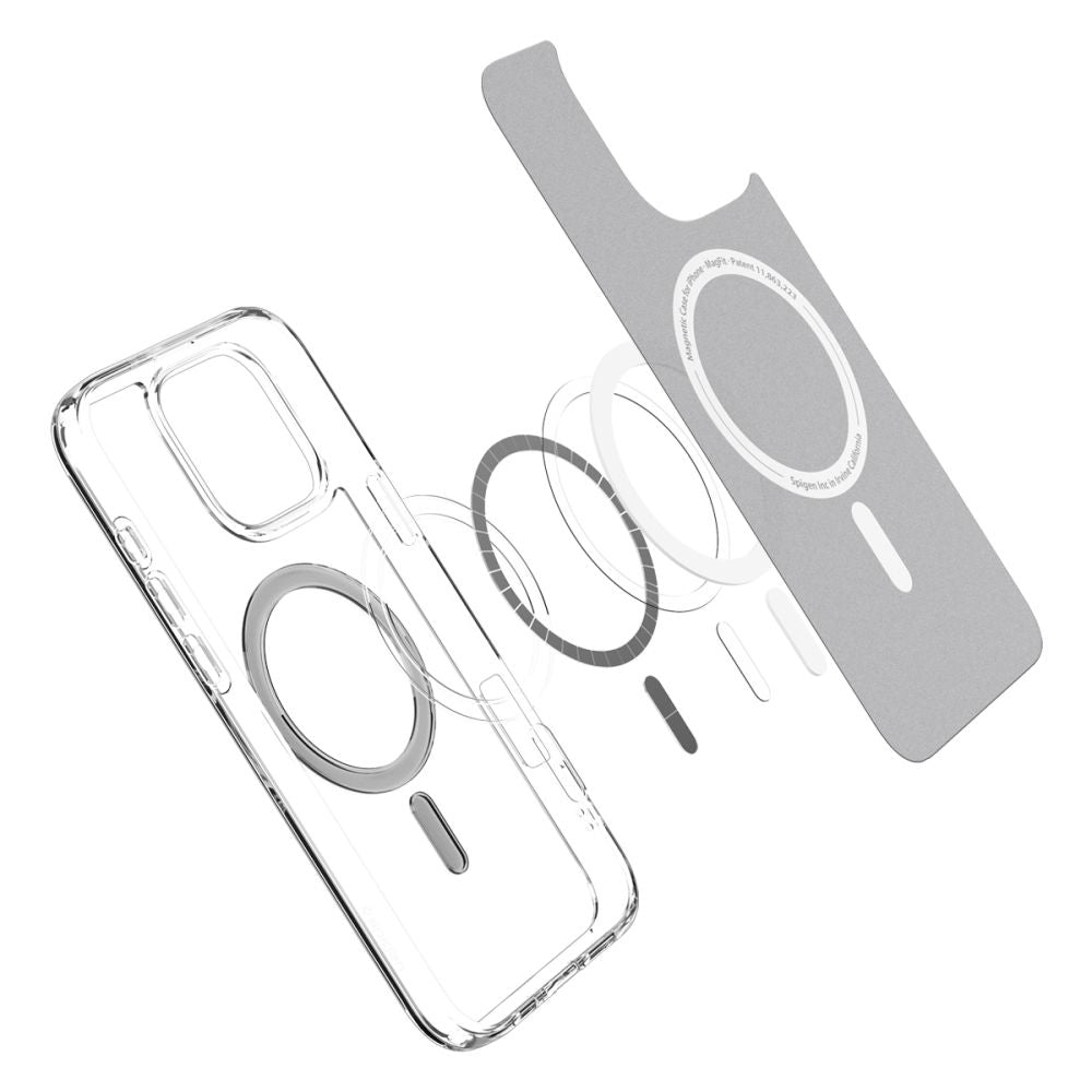 Husa de protectie Spigen Ultra Hybrid MagSafe (ACS08130) compatibil cu iPhone 16 Pro, Grafit
