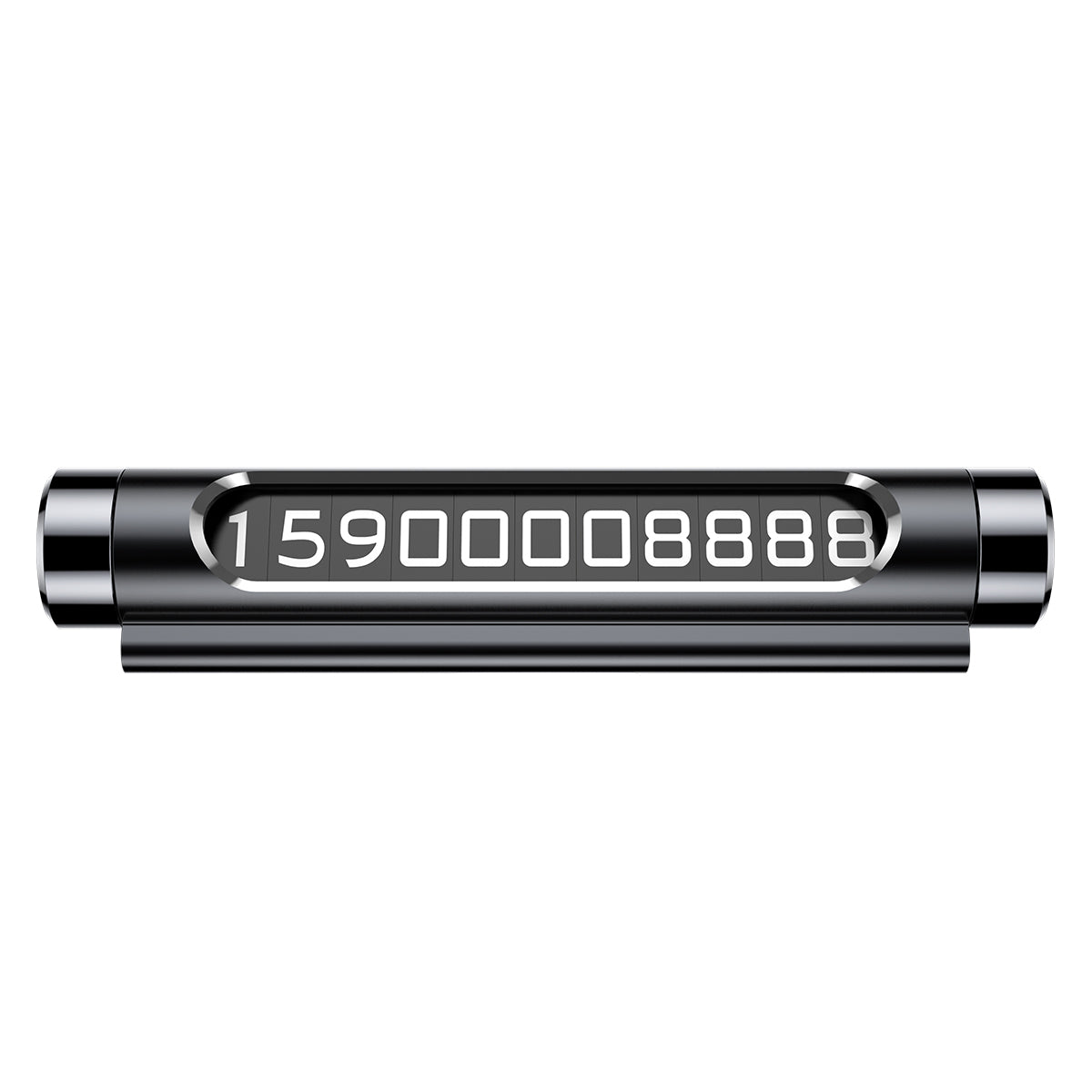 Gadget Baseus Parking Number (ACNUM-01), for Dashboard, Fluorescent Digits, Number Hiding, Weather-Resistant, Non-Slip, Negru
