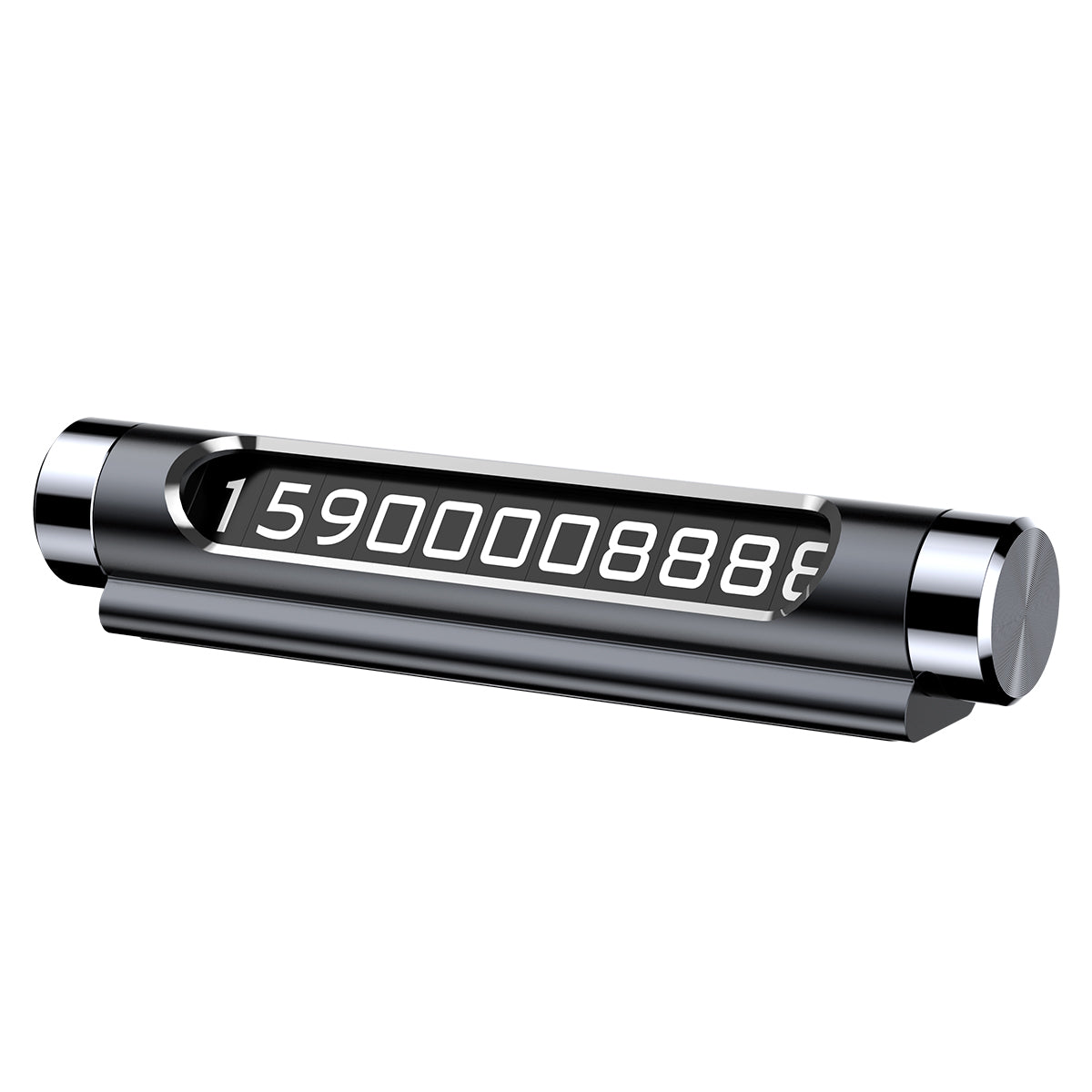 Gadget Baseus Parking Number (ACNUM-01), for Dashboard, Fluorescent Digits, Number Hiding, Weather-Resistant, Non-Slip, Negru