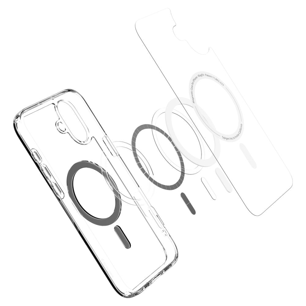 Husa de protectie Spigen Ultra Hybrid MagSafe (ACS08076) compatibil cu iPhone 16 Plus, Negru