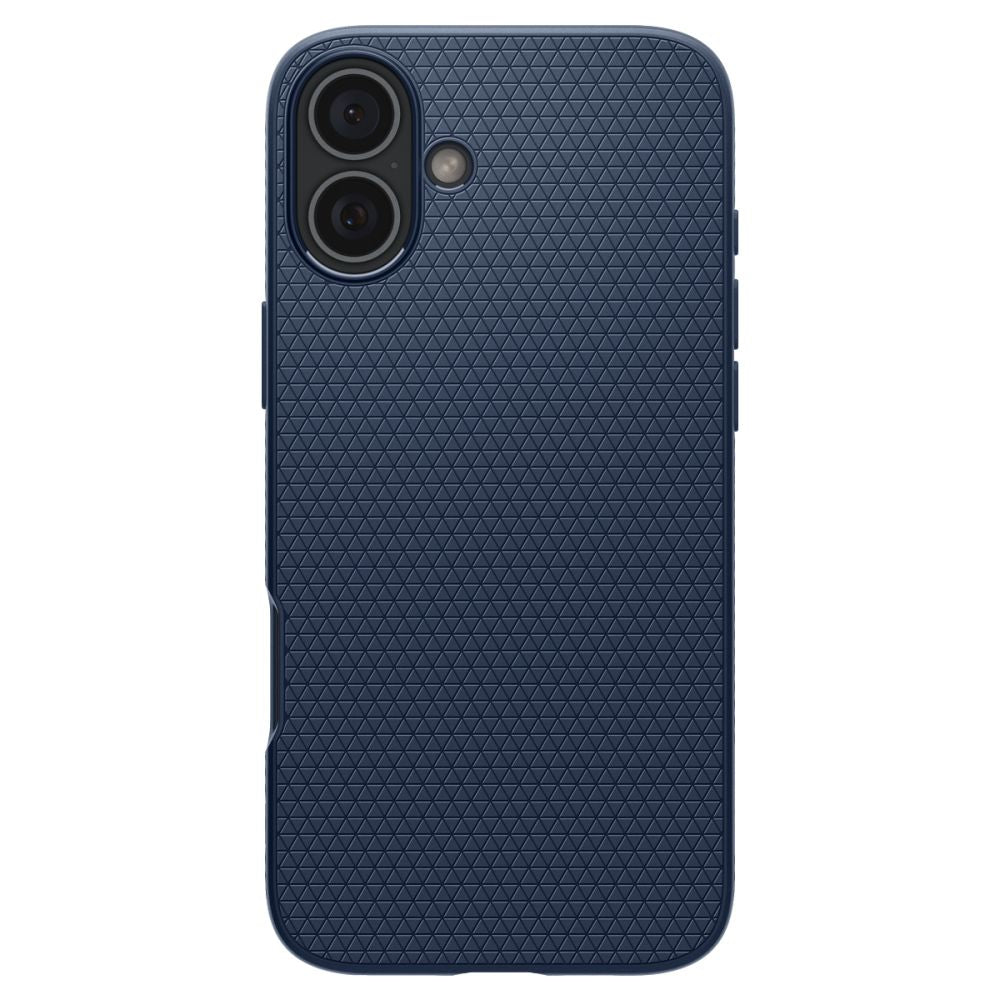 Husa de protectie Spigen Liquid Air (ACS08195) compatibil cu iPhone 16, Bleumarin