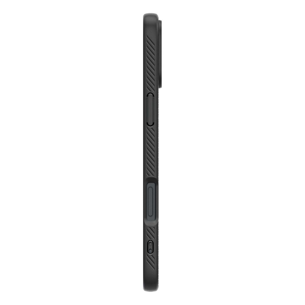 Husa de protectie Spigen Liquid Air (ACS08194) compatibil cu iPhone 16, Negru Mat