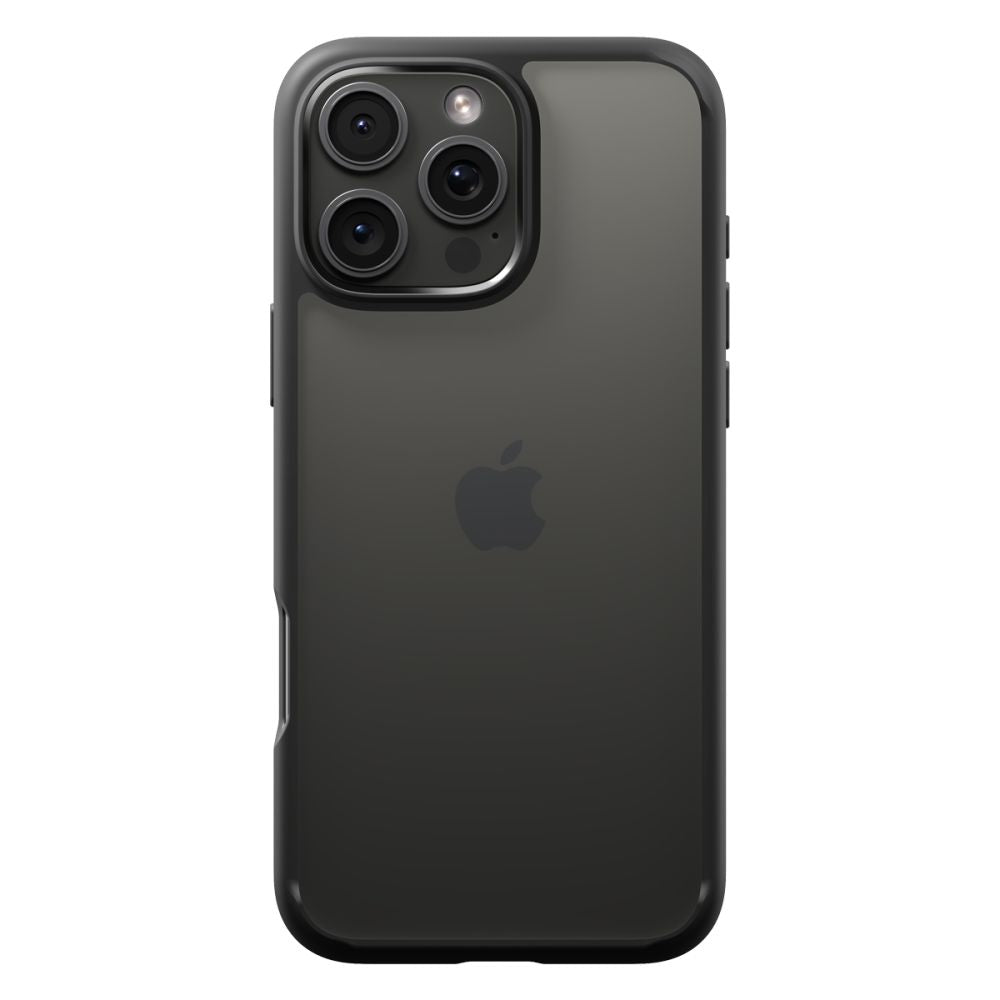 Husa de protectie Spigen Ultra Hybrid (ACS08125) compatibil cu iPhone 16 Pro, Negru Mat