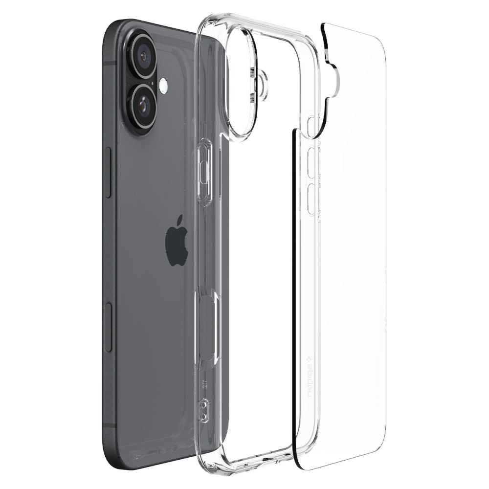 Husa de protectie Spigen Ultra Hybrid (ACS08069) compatibil cu iPhone 16 Plus, Crystal Clear