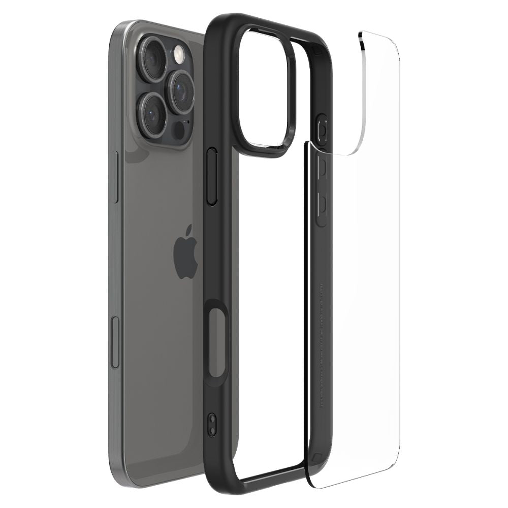 Husa de protectie Spigen Ultra Hybrid (ACS07996) compatibil cu iPhone 16 Pro Max, Negru Mat