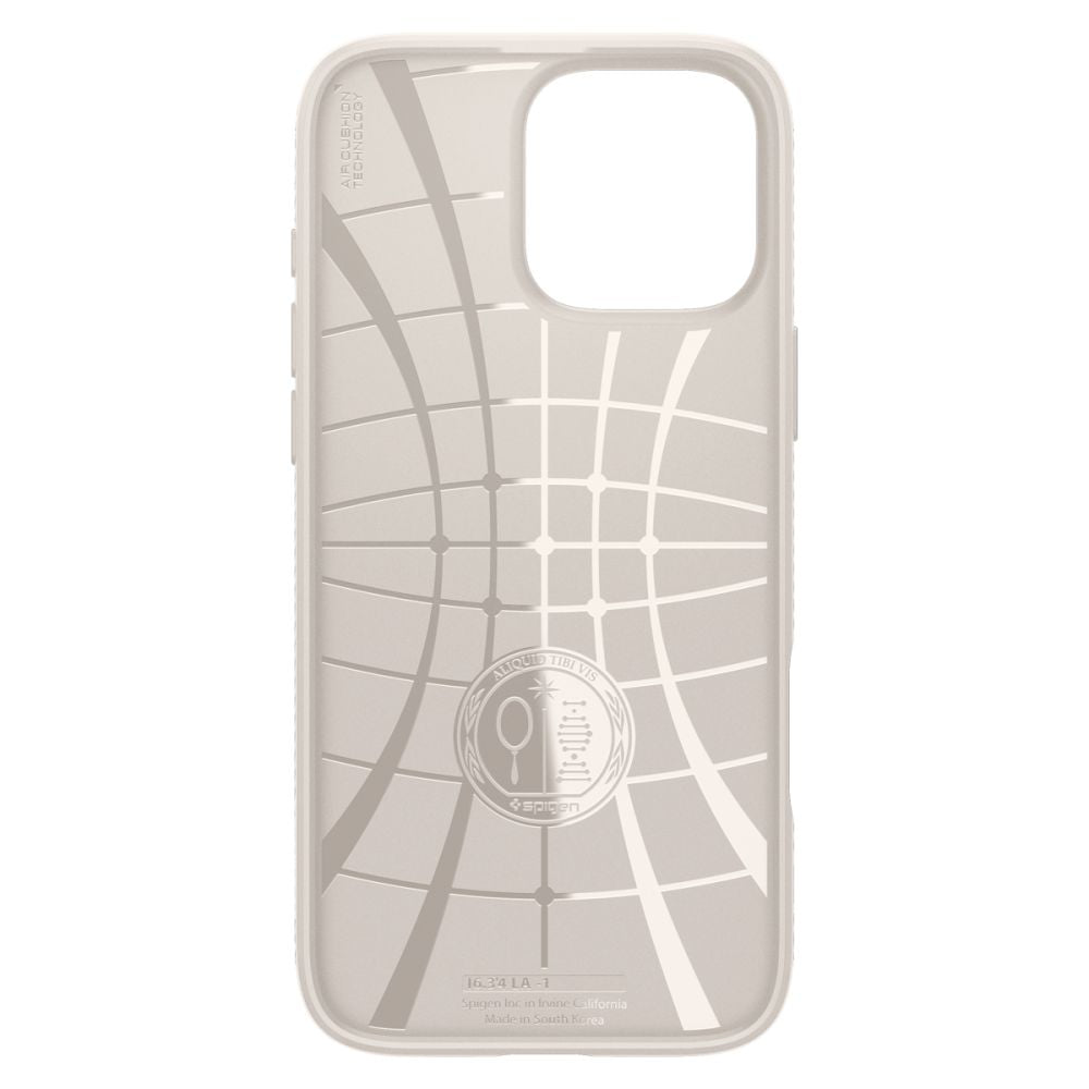 Husa de protectie Spigen Liquid Air (ACS08120) compatibil cu iPhone 16 Pro, Titanium Natural