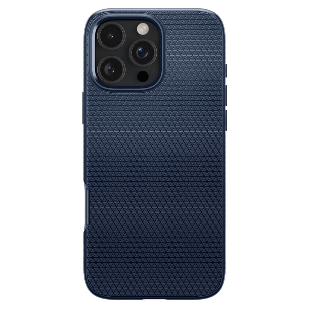 Husa de protectie Spigen Liquid Air (ACS08118) compatibil cu iPhone 16 Pro, Bleumarin