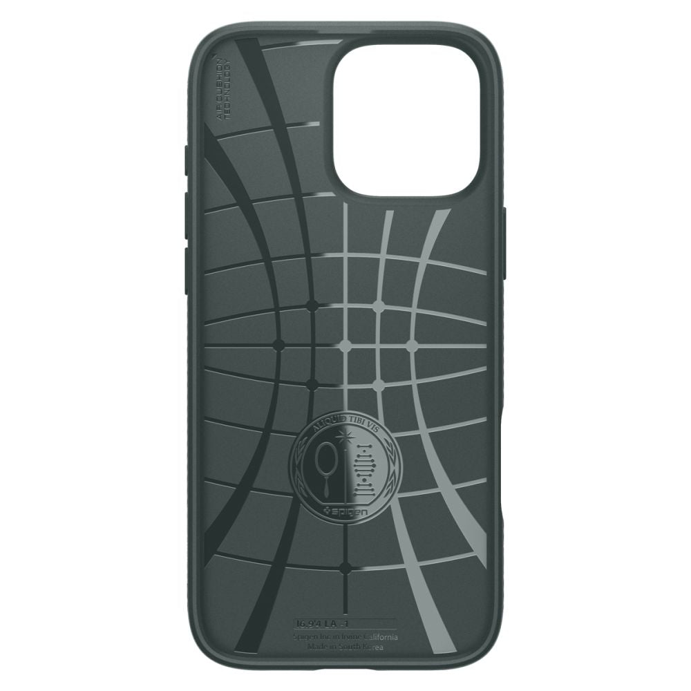 Husa de protectie Spigen Liquid Air (ACS07990) compatibil cu iPhone 16 Pro Max, Abyss Green