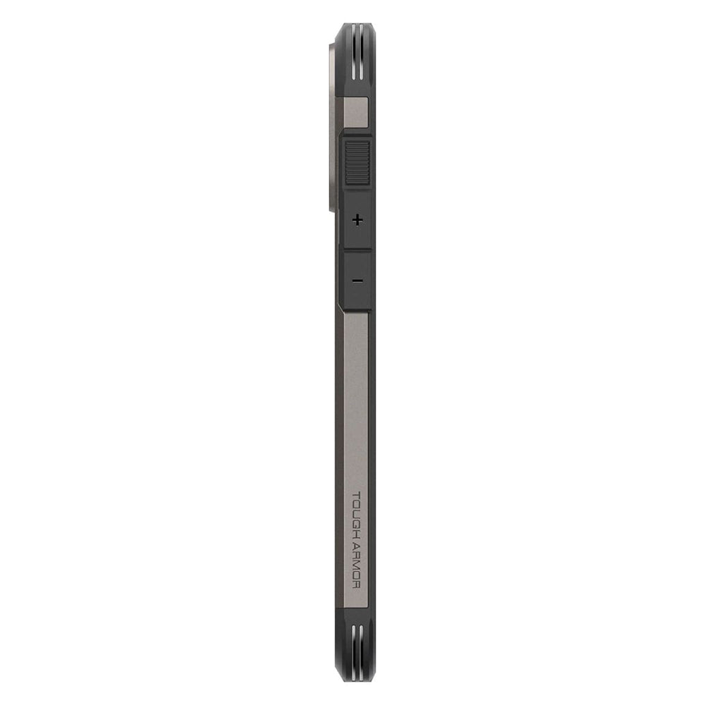 Husa de protectie Spigen Tough Armor MagSafe (ACS08012) compatibil cu iPhone 16 Pro Max, Gunmetal