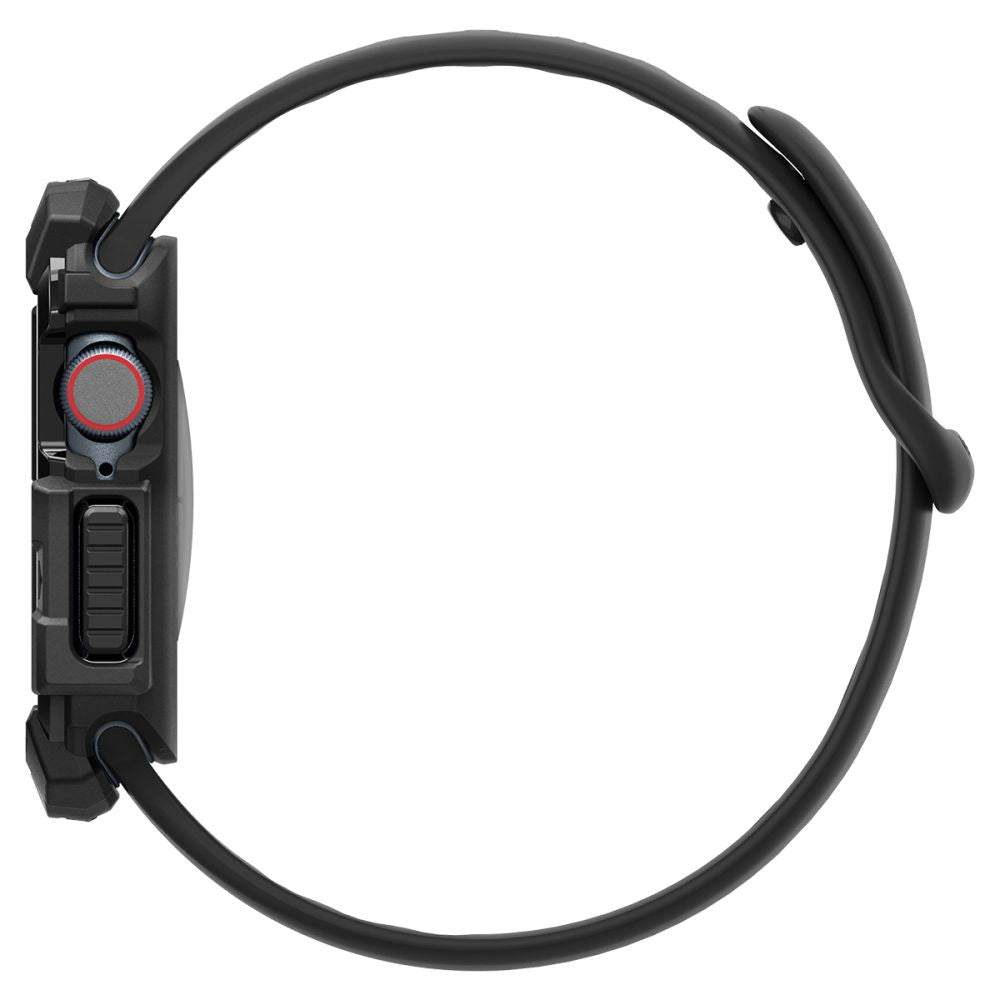 Accesoriu smartwatch Spigen Rugged Armor (ACS08585) compatibil cu Apple Watch 10 42mm / Watch 11 42mm, Negru