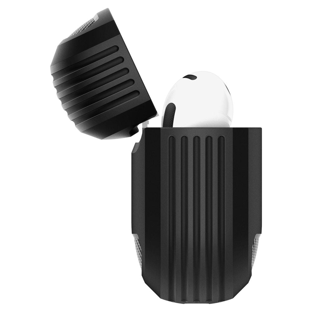 Casti Spigen Rugged Armor (ACS08642), Apple AirPods 4, Negru Mat