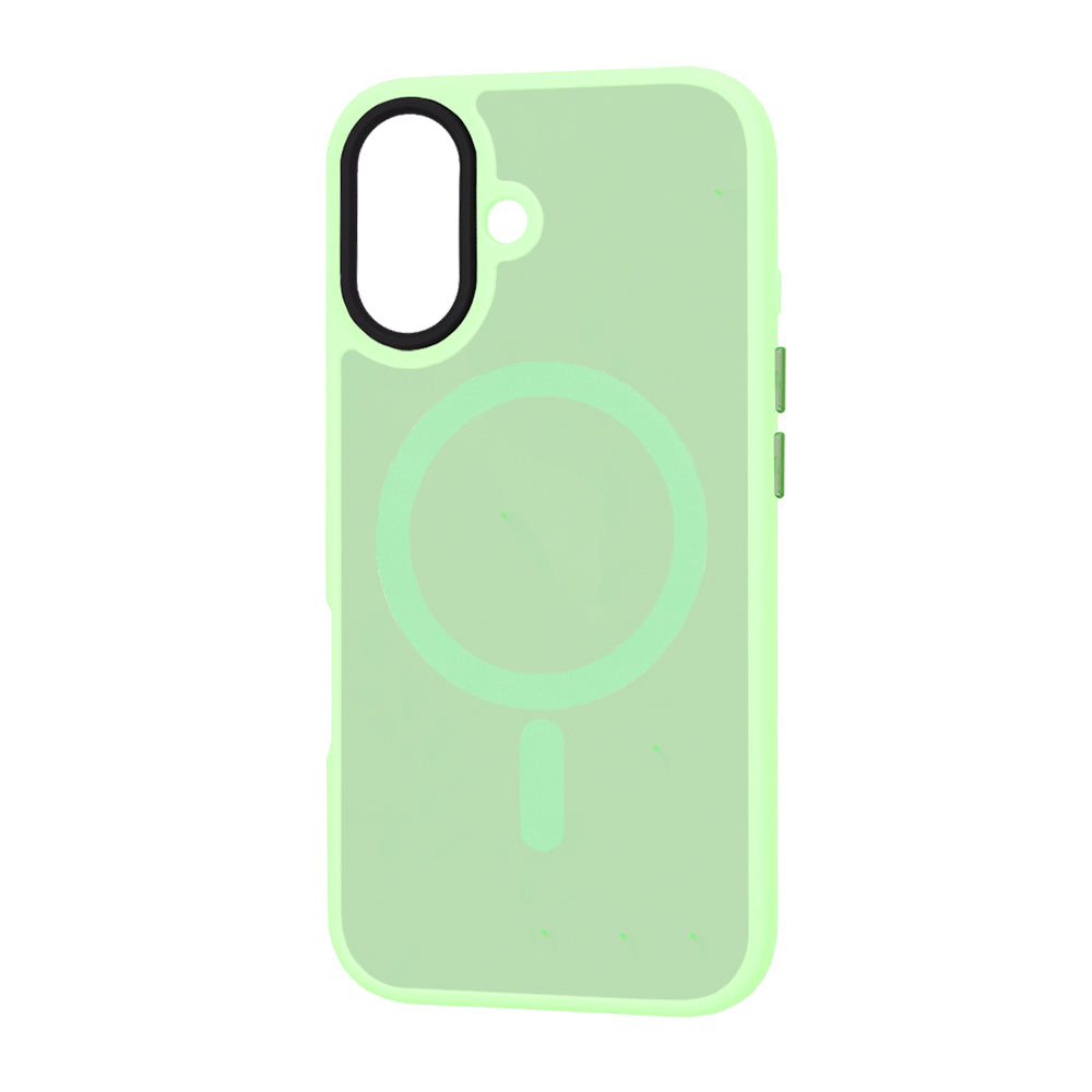 Husa de protectie Techsuit HaloFrost MagSafe Series compatibil cu iPhone 16, Verde Deschis