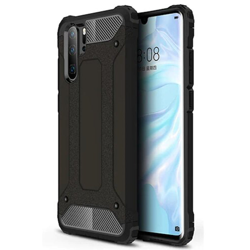 Husa de protectie Techsuit Hybrid Armor compatibil cu Huawei P30 Pro / P30 Pro New Edition, Negru
