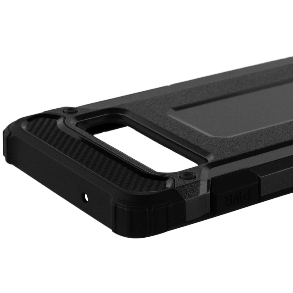 Husa de protectie Techsuit Hybrid Armor compatibil cu Samsung Galaxy S10, Negru