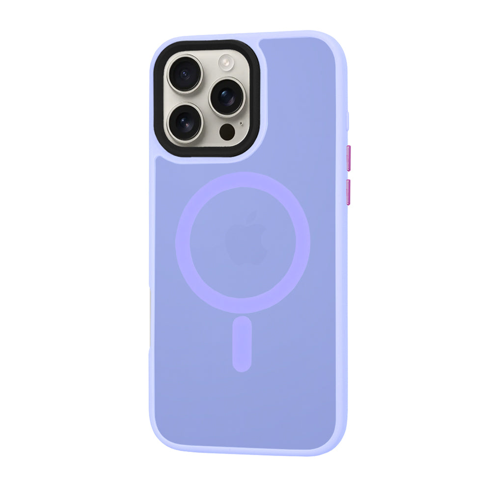 Husa de protectie Techsuit HaloFrost MagSafe Series compatibil cu iPhone 16 Pro Max, Mov Deschis
