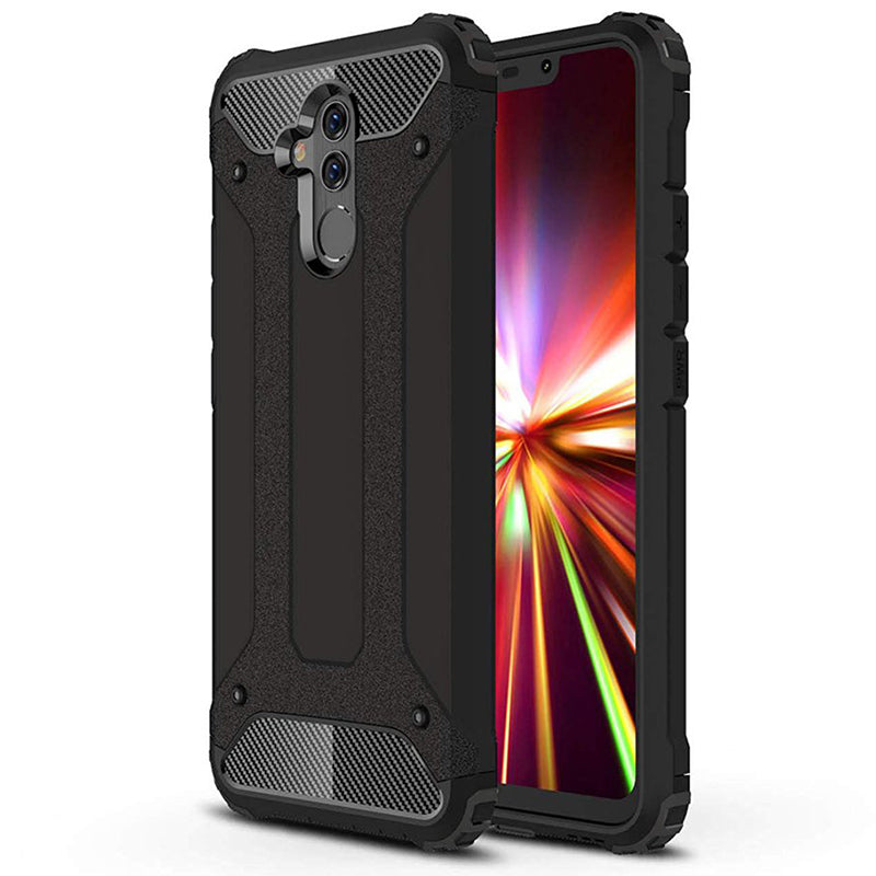 Husa de protectie Techsuit Hybrid Armor compatibil cu Huawei Mate 20 lite, Negru