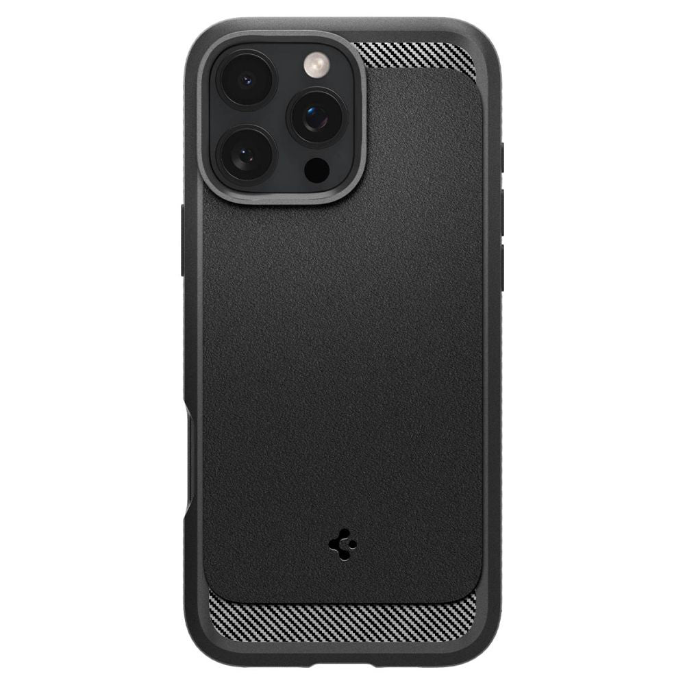 Husa de protectie Spigen Rugged Armor MagSafe (ACS08115) compatibil cu iPhone 16 Pro, Negru Mat
