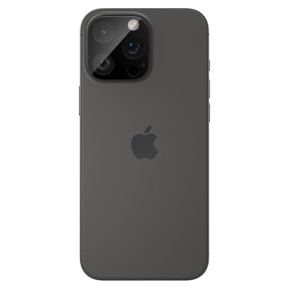 Folie de protectie Spigen (set de 2) Optik.tR Camera Glass (AGL05273) compatibil cu iPhone 14 Pro / Pro Max / 15 Pro / Pro Max / 16 Pro / Pro Max, Negru