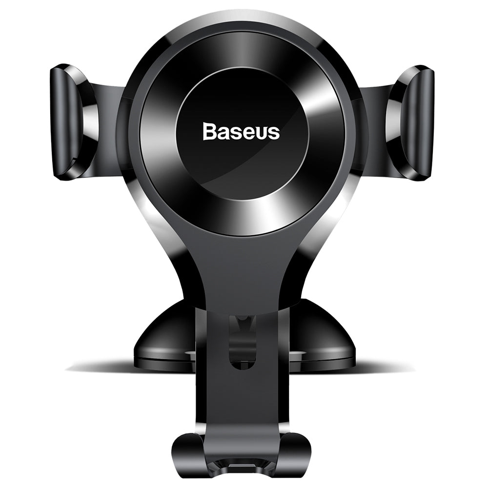 Suport Baseus Osculum (SUYL-XP01), Gravity Grip for Dashboard, Windshield, 360° Rotating, Suction Cup Clamp, Negru