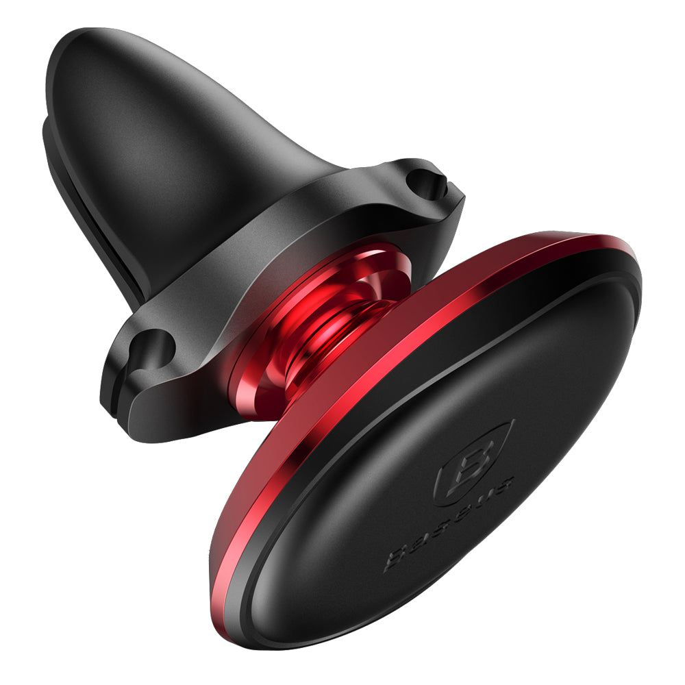 Suport Baseus SUGX-A09 (C40141201913-00), Magnetic Grip for Air Vent, 360° Rotation, with Cable Holder, Rosu