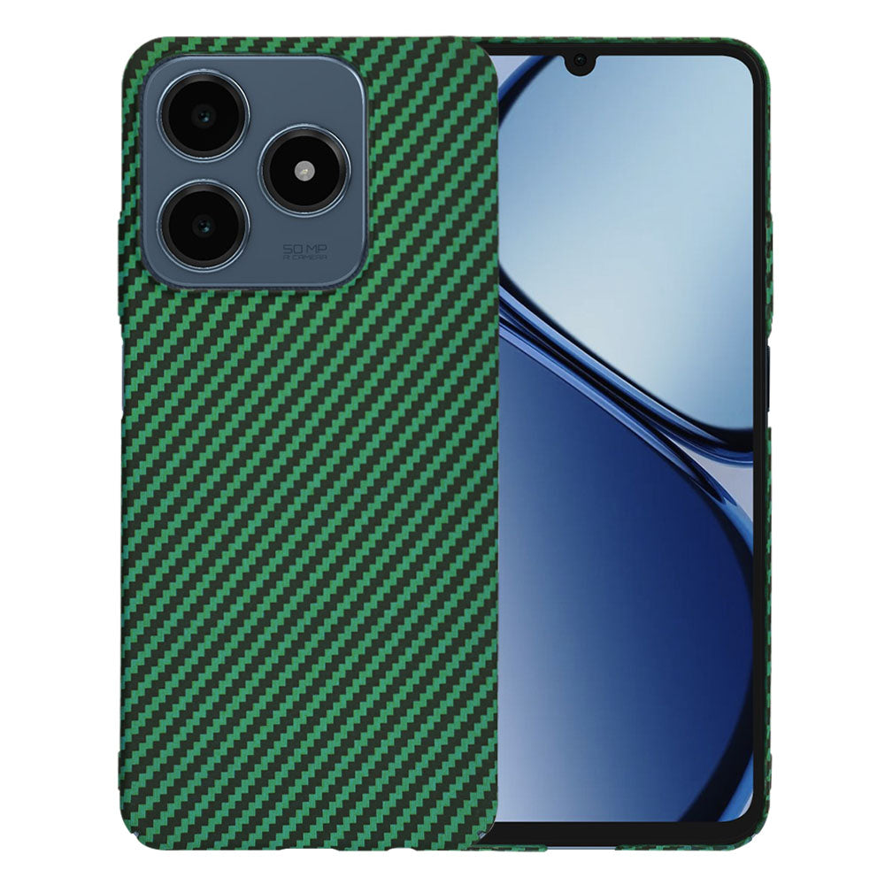 Husa de protectie Techsuit Carbonite FiberShell compatibil cu Realme C61 / Realme C63, Verde
