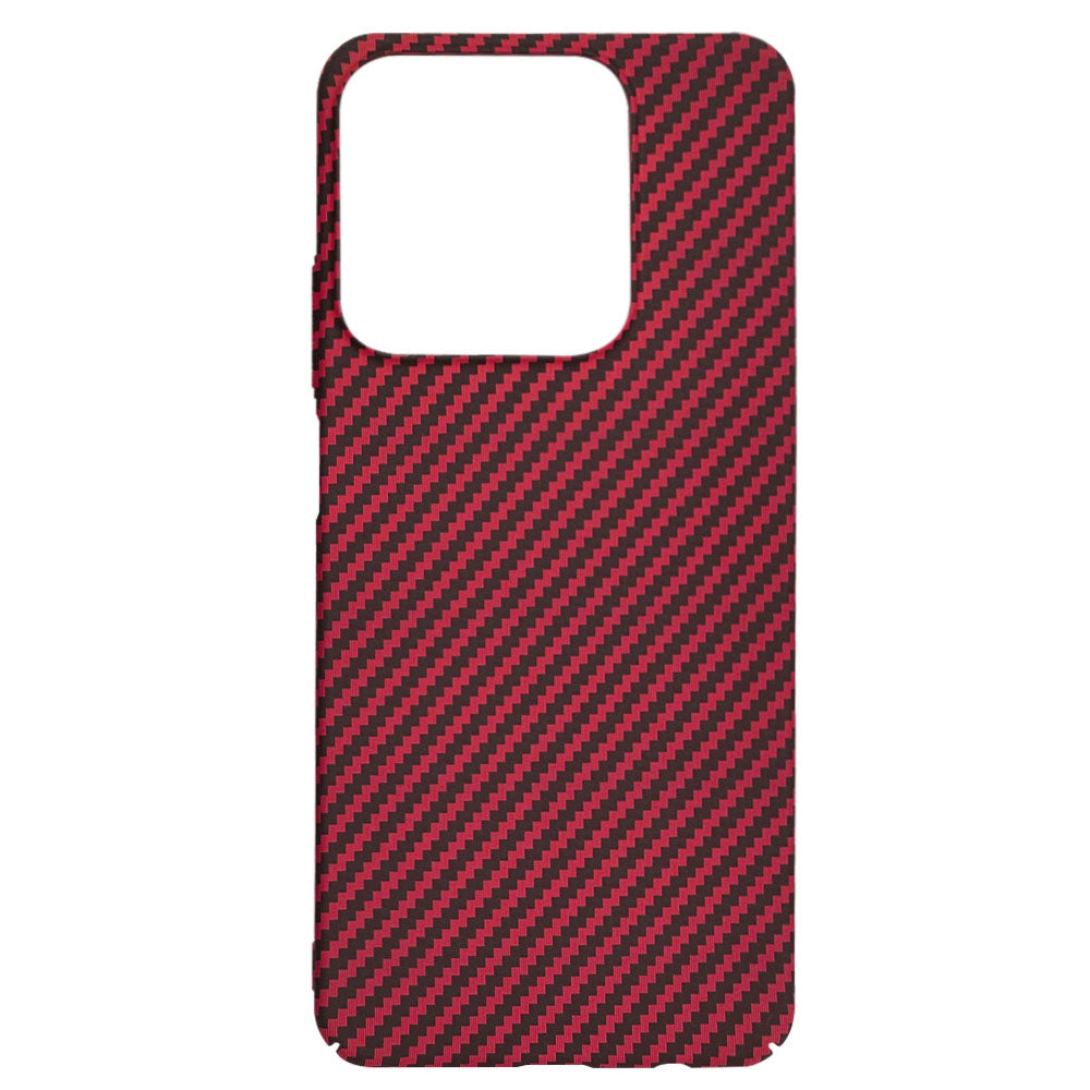 Husa de protectie Techsuit Carbonite FiberShell compatibil cu Realme C61 / Realme C63, Rosu