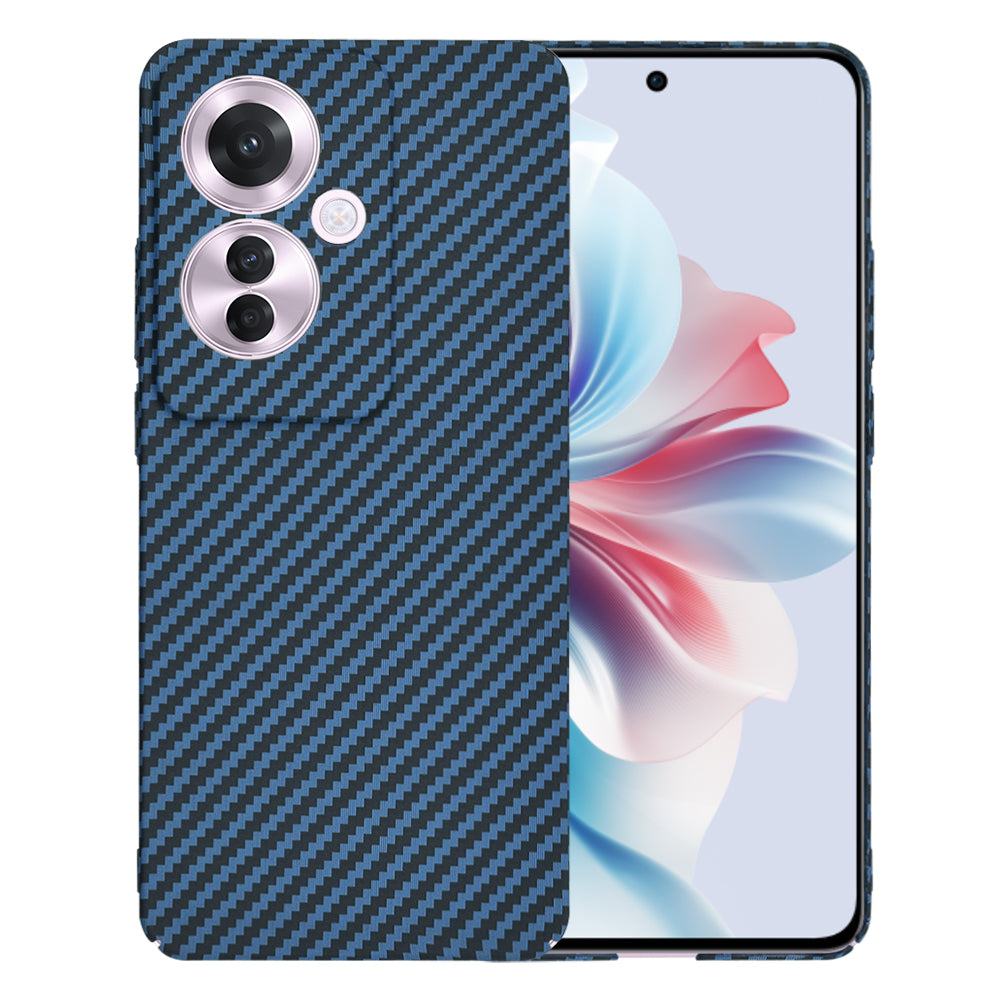 Husa de protectie Techsuit Carbonite FiberShell compatibil cu Oppo Reno11 F, Cyan