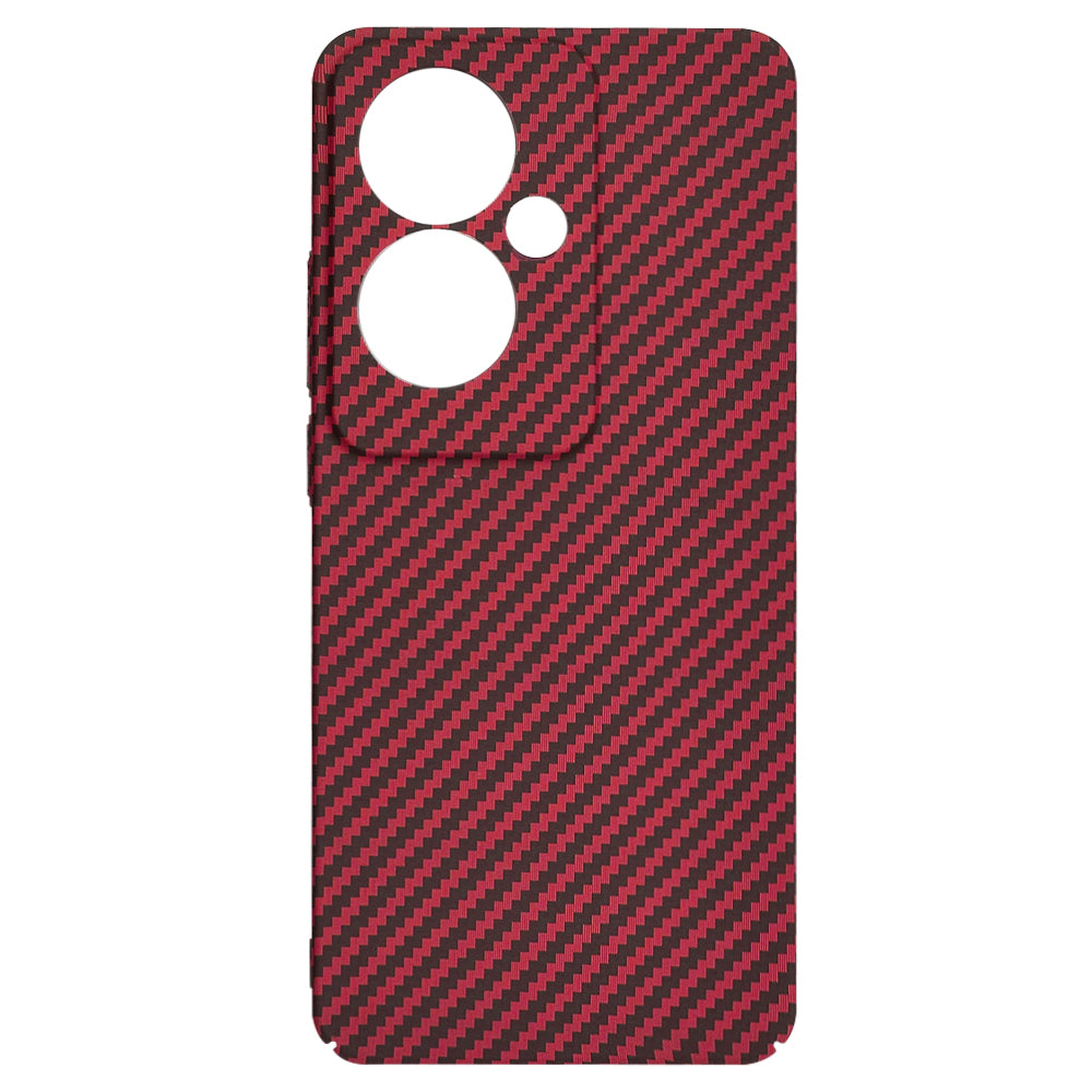 Husa de protectie Techsuit Carbonite FiberShell compatibil cu Oppo Reno11 F, Rosu