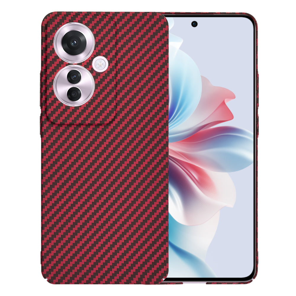 Husa de protectie Techsuit Carbonite FiberShell compatibil cu Oppo Reno11 F, Rosu