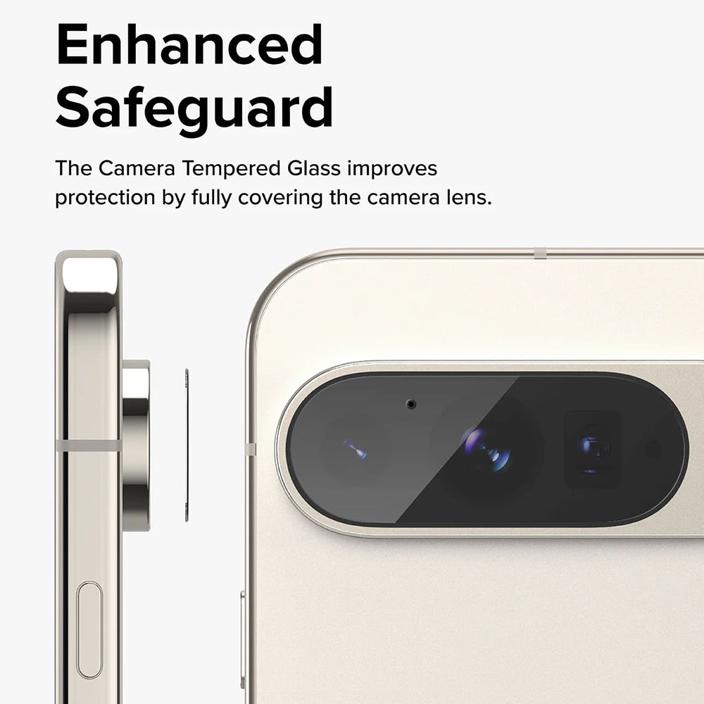 Folie de protectie Ringke Camera Glass (set de 3) compatibil cu Google Pixel 9 Pro XL, Transparent