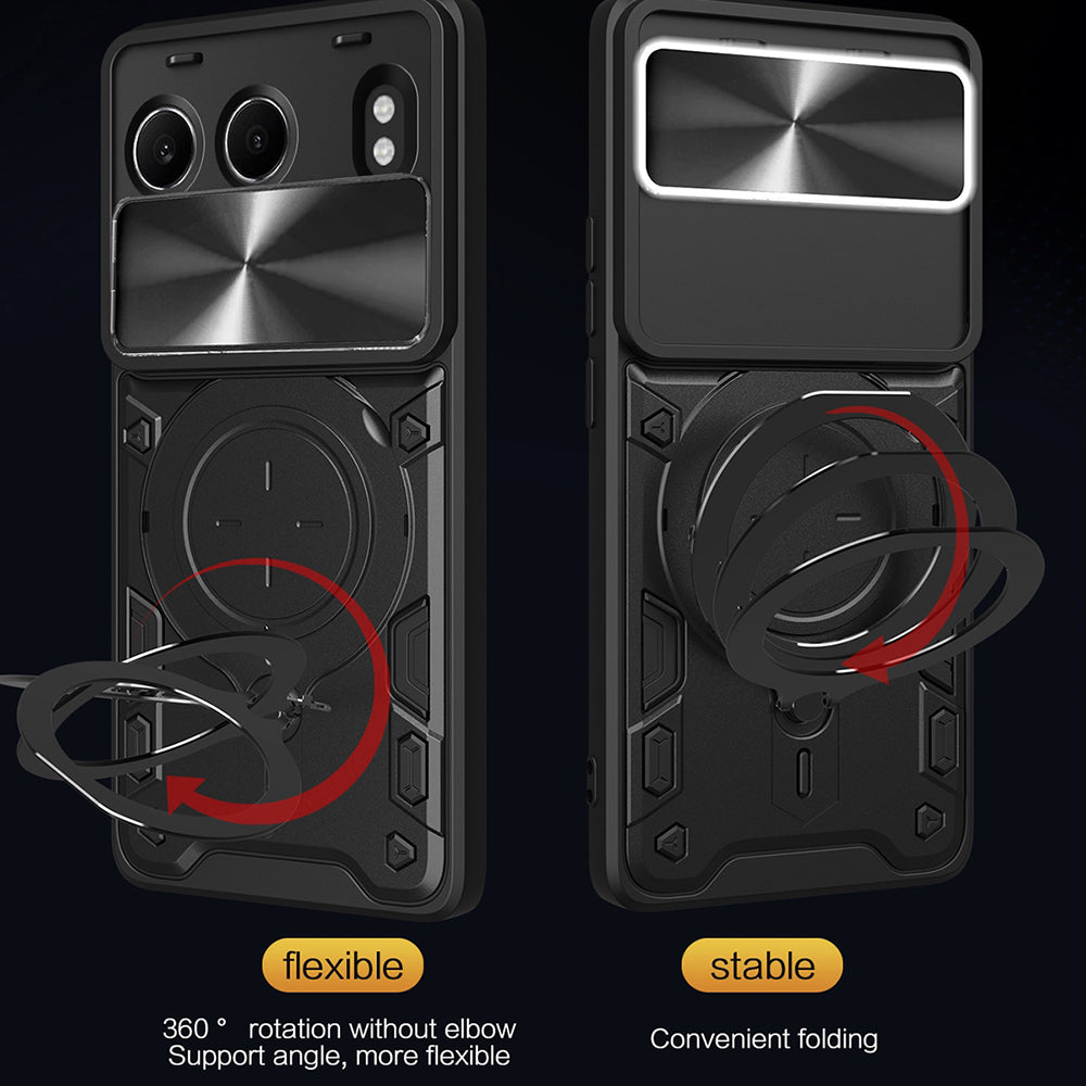 Husa de protectie Techsuit CamGuard Pro compatibil cu OnePlus Nord 4, Negru