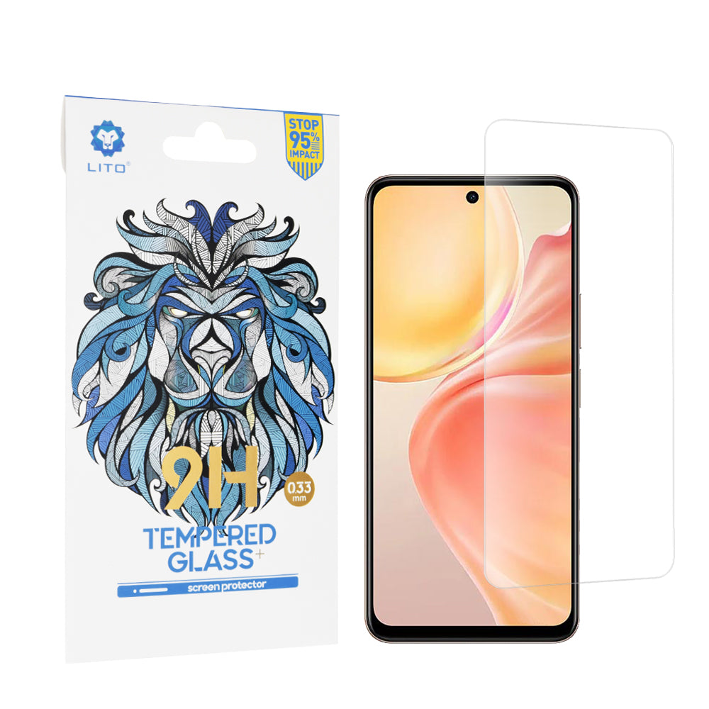 Folie de protectie Lito 2.5D Classic Glass compatibil cu Vivo Y28 4G, Transparent