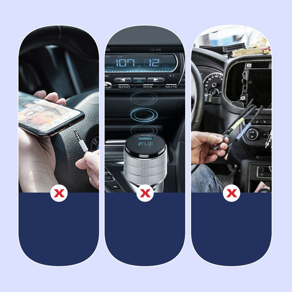Gadget Ugreen Wireless Audio Receiver CM309 (70601), Jack 3.5mm Output to Car Auxiliary with Mic, Gri Spatial