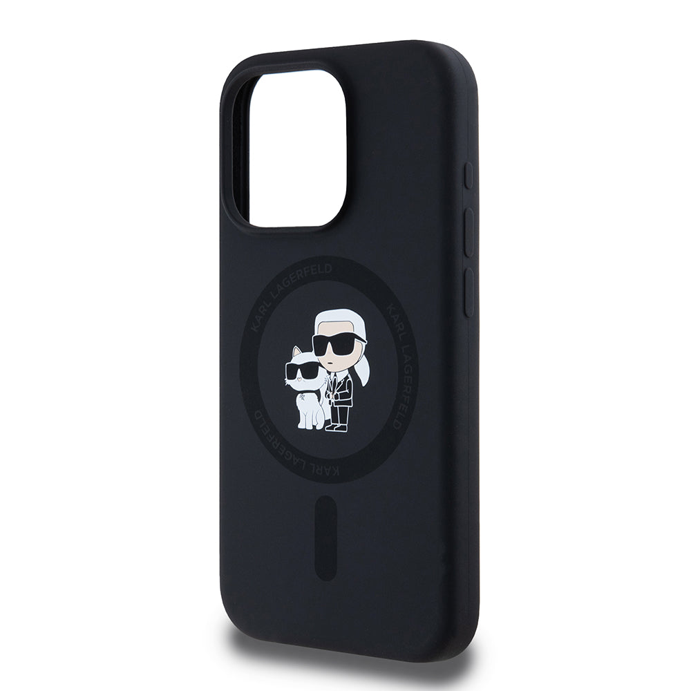 Husa de protectie Karl Lagerfeld compatibil cu iPhone 15 Pro, Negru
