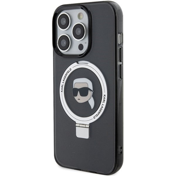 Husa de protectie Karl Lagerfeld compatibil cu iPhone 15 Pro, Negru