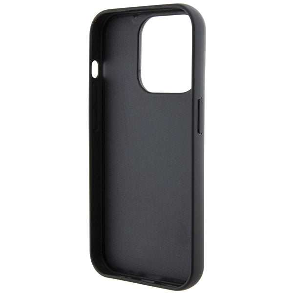 Husa de protectie Karl Lagerfeld Saffiano Gripstand (KLHCP14LGSACHPK) compatibil cu iPhone 14 Pro, Choupette