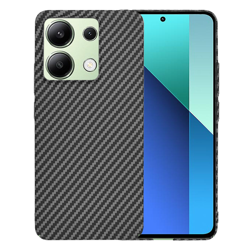 Husa de protectie Techsuit Carbonite FiberShell compatibil cu Xiaomi Redmi Note 13 4G, Negru