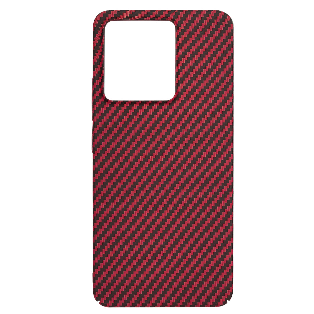 Husa de protectie Techsuit Carbonite FiberShell compatibil cu Xiaomi Redmi Note 13 4G, Rosu