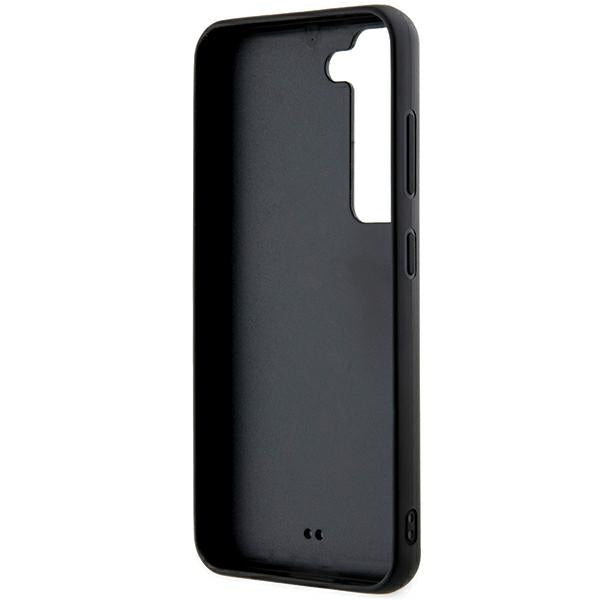 Husa de protectie Karl Lagerfeld 3D Design (KLHCS24S3DMBKCK) compatibil cu Samsung Galaxy S24, Rubber Glitter Logo