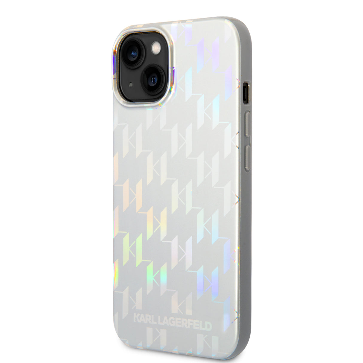 Husa de protectie Karl Lagerfeld Hardcase Monogram (KLHCP14MLGMMSV3) compatibil cu iPhone 14 Plus, Iridescent